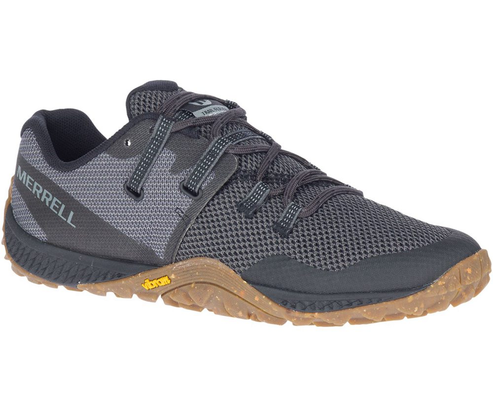 Merrell Sneakers Black - Trail Glove 6 - Womens 68ITJDYFA